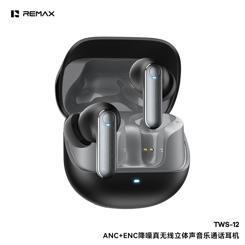 Remax入耳式无线蓝牙耳机ANC ENC降噪耳机TWS一拖二耳机蓝牙6.0|undefined