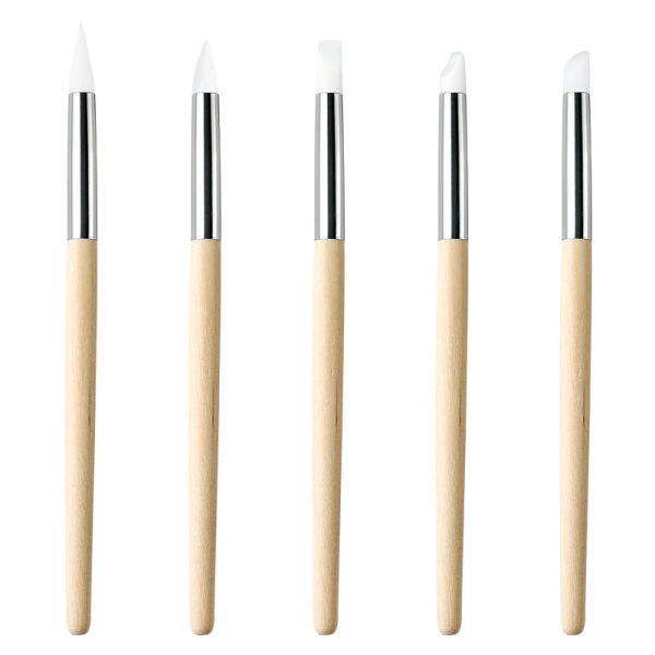 silicone Japanese universal painted manicure tools set for manicure