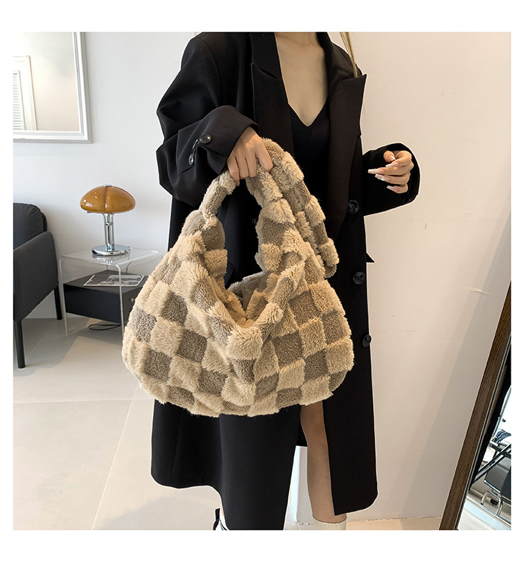 Women's Shoulder Bag Casual Fashion Solid Colour Handbag_voghion.com