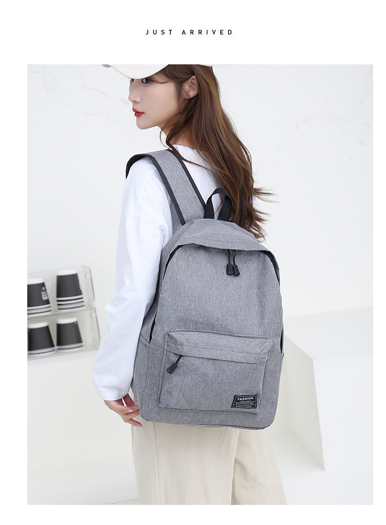 Ins-style Korean backpacks, simple college student business computer bags, hiking bags, gift travel bags undefined
