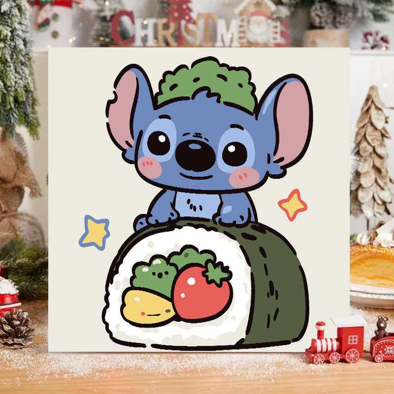 Disney DIY serie de animación de pintura al óleo digital Pokémon niños simple relleno de pintura al óleo fábrica al por mayor