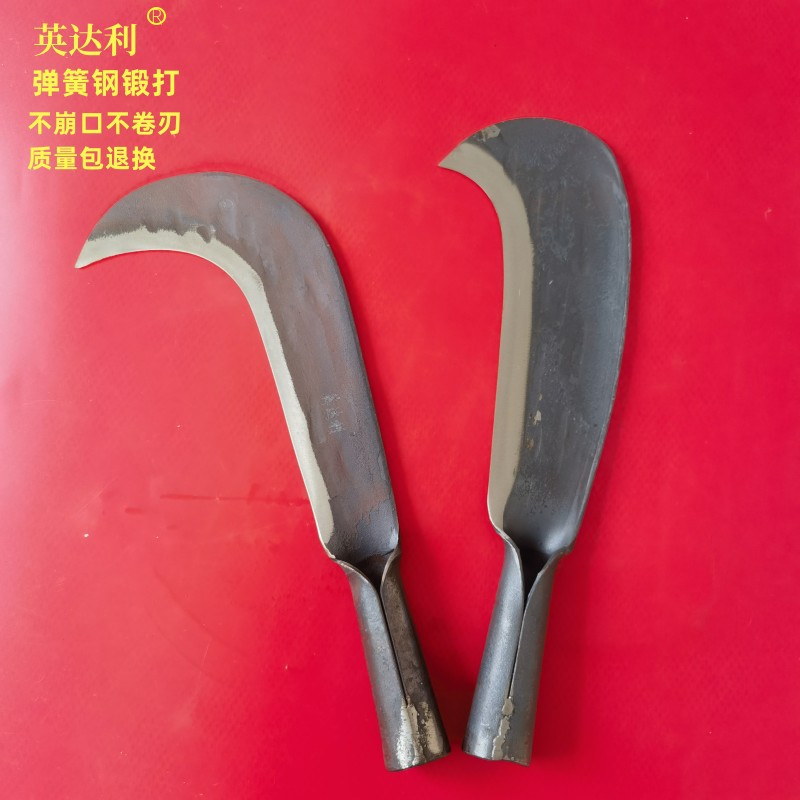 英达利弹簧钢锻打农用砍柴刀砍竹刀户外开山开路刀园林修枝工具