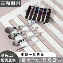 散粉刷透明面部化妆刷便携外贸软毛化妆套腮红刷柔软遮瑕刷定妆