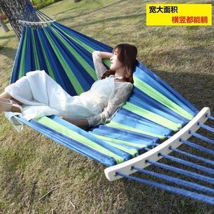 Outdoor Hammock Anti-Rollover Outdoor Camping Portable Home Children's Outdoor Nap Net Bed Hammock Tied to the Tree