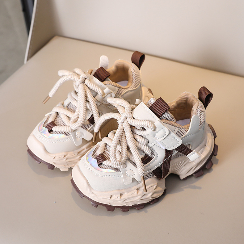 Sneakers bambina scarpe da ginnastica alla moda lacci morbide_voghion.com
