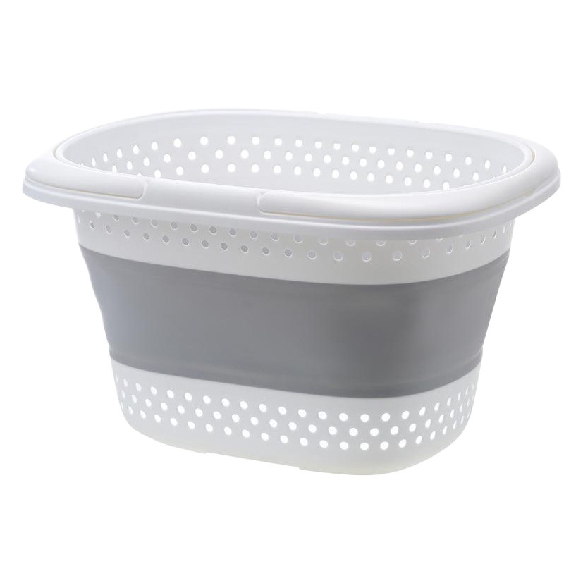 Cesta de lavandería plegable de plástico para el hogar Baño cesta de lavandería montada en la pared baño cambio de ropa de almacenamiento ropa sucia Lou