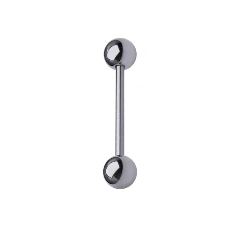 16G labret stud size and finish detail