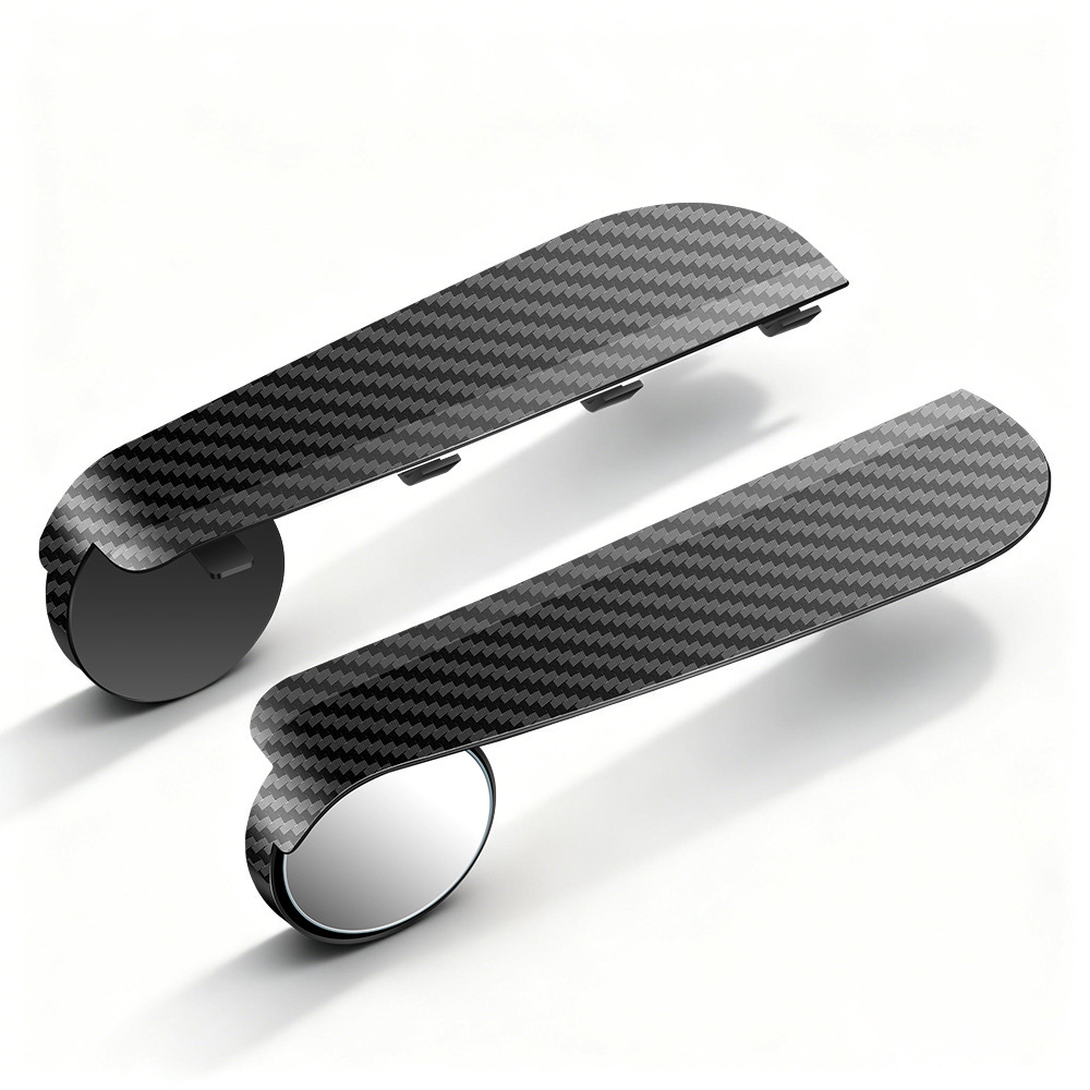Qìchē Car Rearview Mirror Rain Eyebrow Buckle Rainproof Plate Small Round Mirror (Rain shield) - xd032-rain-eyebrow-mirror-no-mark-pair