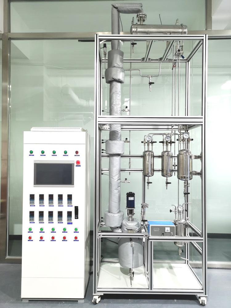 实验室、中试精馏塔 不锈钢精馏塔 废液回收塔 按需设计