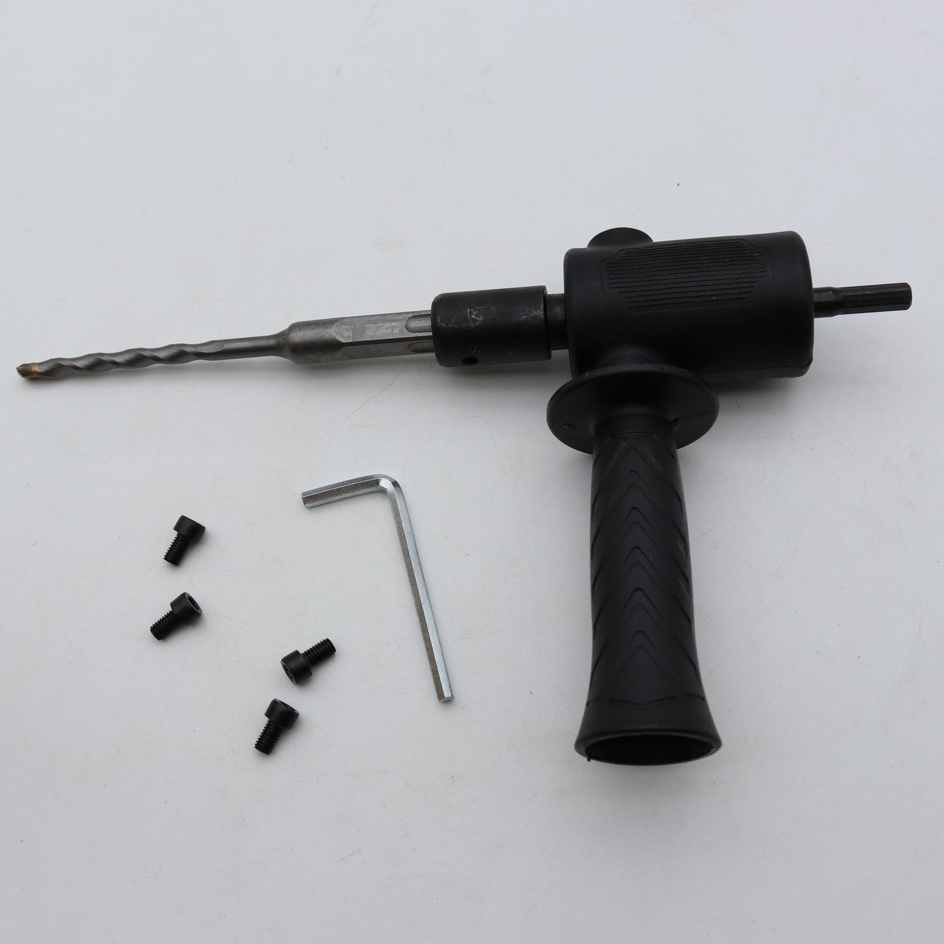 便携电钻转换头电钻变电锤四方夹头改装电锤电钻电锤改装器配件