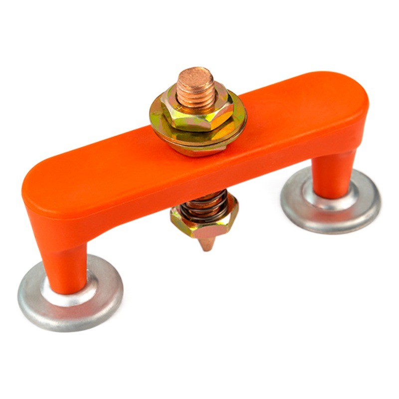 Soldadura eléctrica corbata de hierro artefacto magnético fuerte máquina de reparación de chapa eléctrica máquina de soldadura de tierra alambre de tierra imán de alambre de hierro soldadura corbata cabeza de hierro