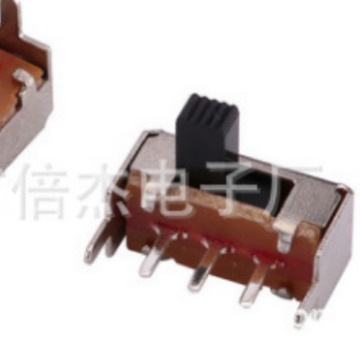 厂家直销三脚二档带固定脚侧插拔动开关滑动开关