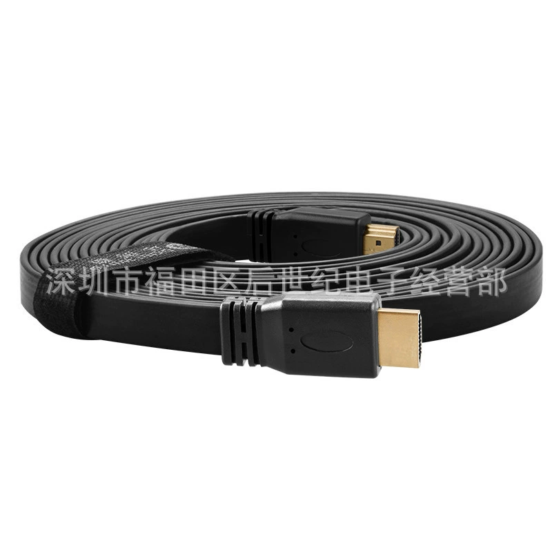 Заводская HDMI кабель высокой четкости, HDMI ультра короткий, плоский кабель Blu-ray 30 см, медная 1.4 версия