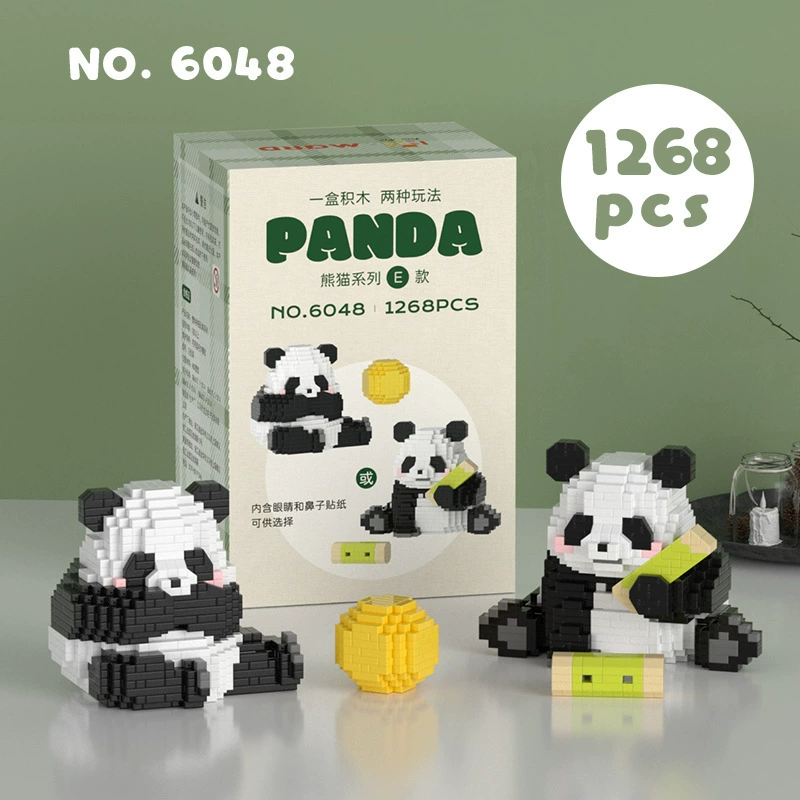 Панды конструктор наборы (Лего) — assorted panda models, 156–1782 деталей, цветная коробка