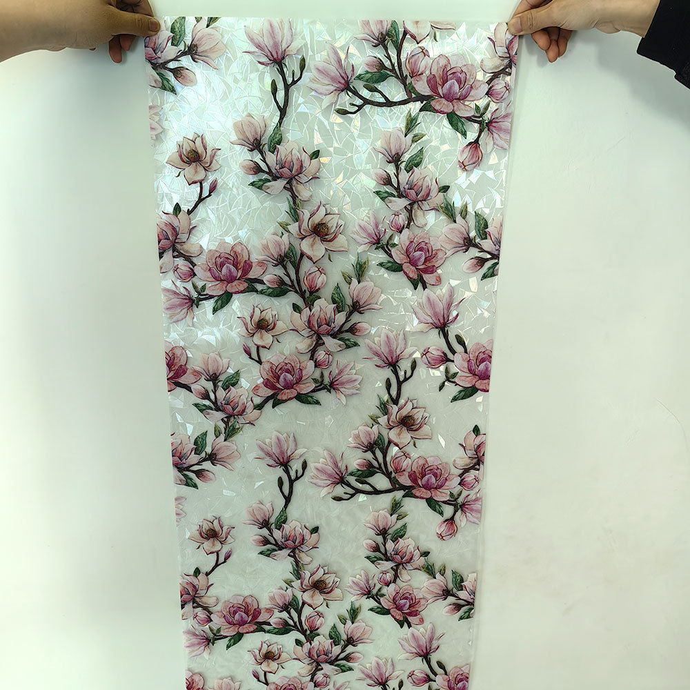 140g Weight Glass paster Home Textiles & Decor Type PVC Material Leaf Pattern Casual, Pastoral Style Casual Pastoral Leaf PVC Glass Paster Wall Art 104