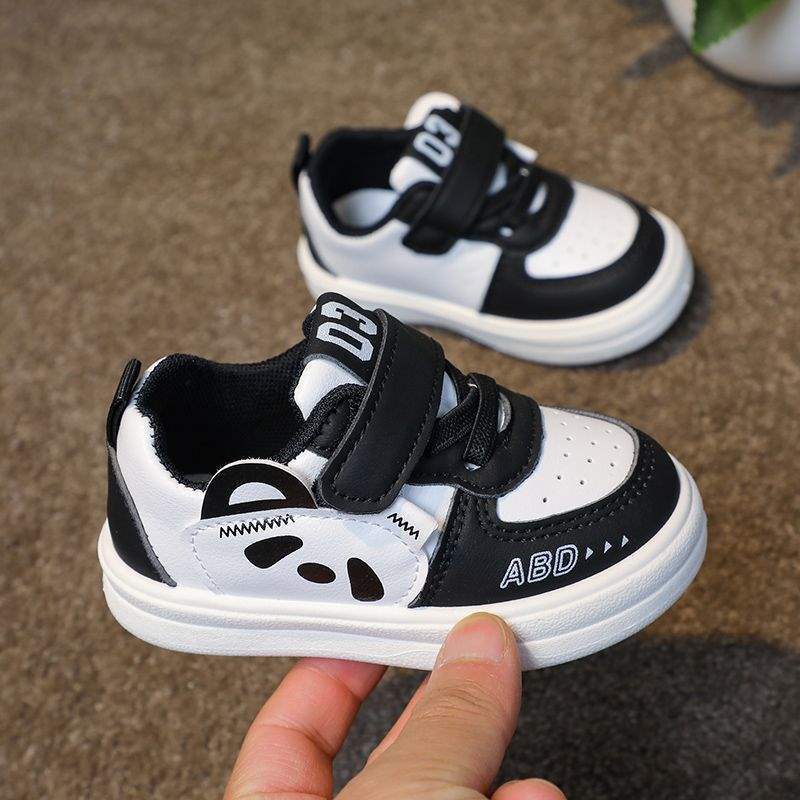 Autumn and Winter Toddler Shoes for Girls and Boys, Leather Waterproof Baby Shoes, Casual Sports Shoes, Low-Cut Sneakers, Trendy