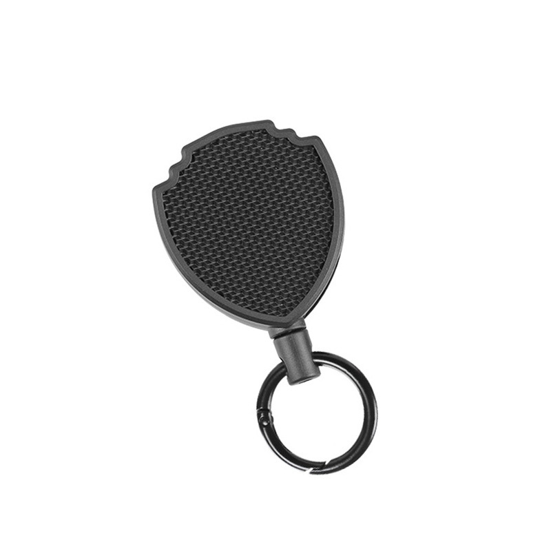 Fábrica de aleación de zinc fácil-Tire hebilla pistola gris hebilla telescópica fuerte tirador de alambre fácil-tirar del alpinismo alambre de acero herradura llavero