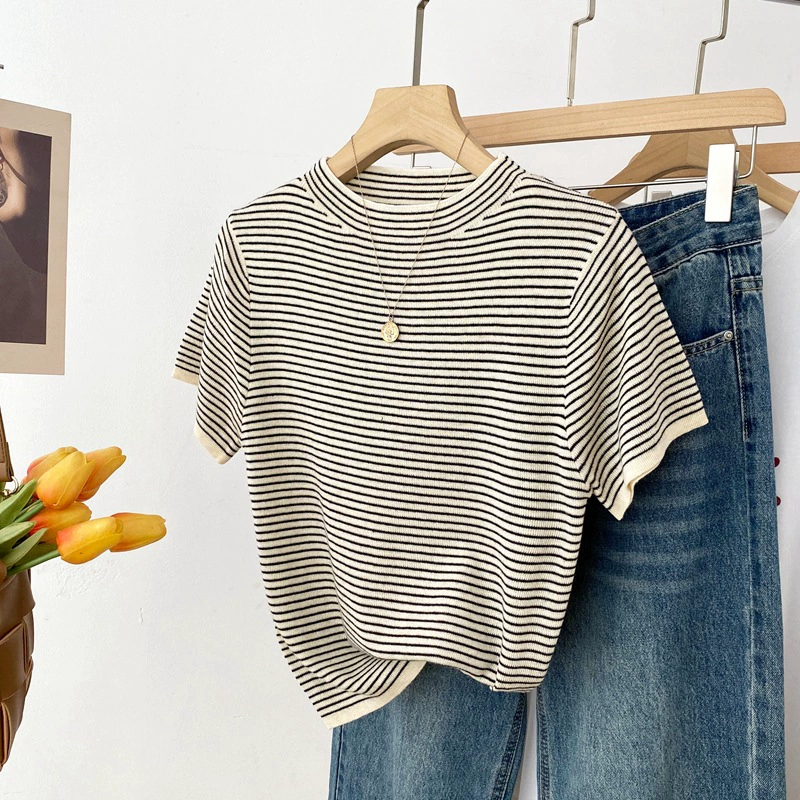 24 раннего осеннего нового корейского издания с половинным вырезом со средним рукавом свитер женский шерстяной микс мягкий, благоприятный для кожи топ 9826