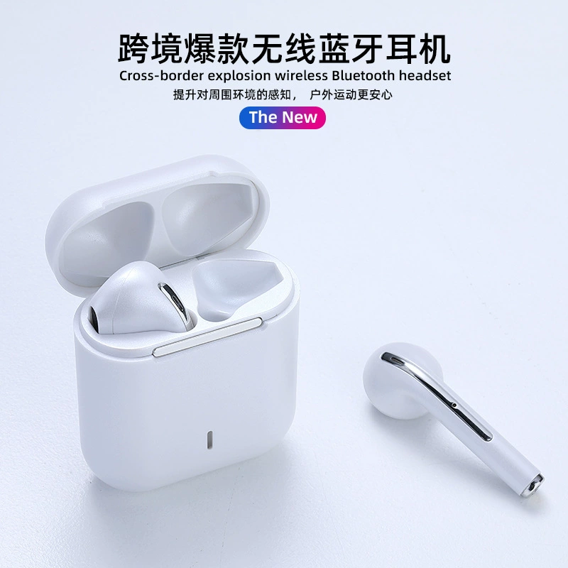 Беспроводные наушники J18 Bluetooth, 3D игровое стерео, компактный зарядный кейс (чёрный/белый/зелёный/шампань)