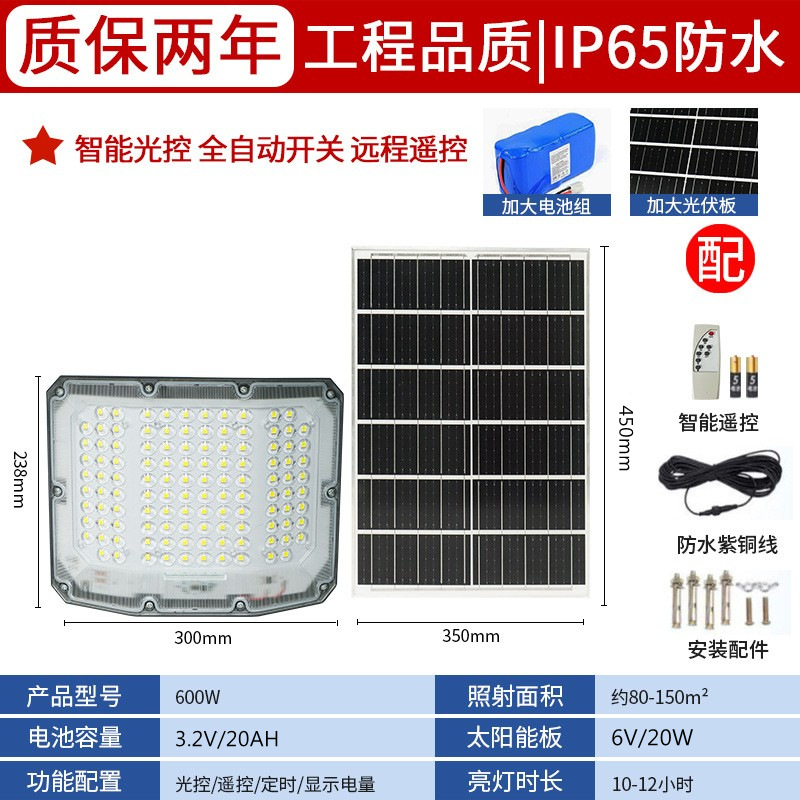 Luz solar especial transfronteriza, luz de jardín exterior, luz solar doméstica, luz solar impermeable, luz solar exterior