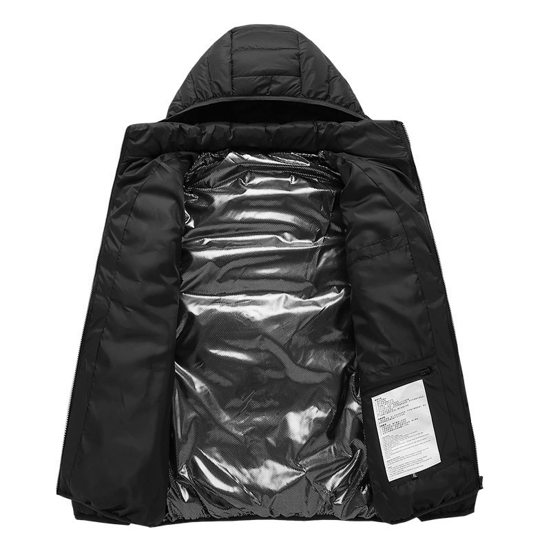 Cross -border intelligent heating suit Winter Light Heating Conservation Conservation Conservation Men's Electric Hot Vest USB USB Height heating cotton jacket