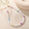 Fashionable accessory, advanced necklace from pearl handmade, European style