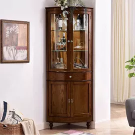 实木床;角柜;酒柜