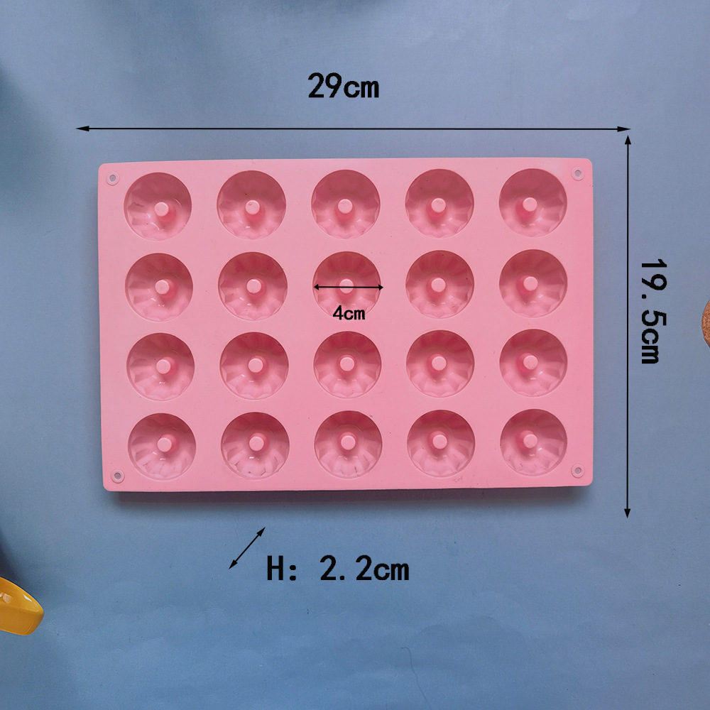 20 Lian Savarin 532 molde de silicona galleta helado pudín molde de postre jabón utensilios