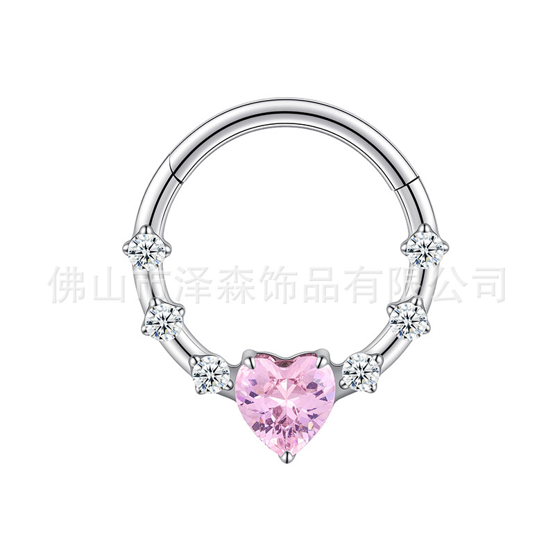 Labret piercing jewelry detail image