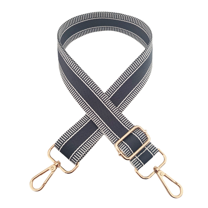 Polyester Cotton Stripe Solid Color Bag Strap display picture 8
