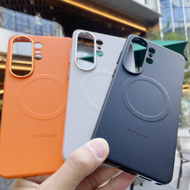 Suitable for Samsung S26Ultra Mobile Phone Case, New Magnetic Suction Galaxy S26+ Eco-Leather All-Inclusive Anti-Fall Protection Suitable for Samsung S26Ultra Mobile Phone Case, New Magnetic Suction Galaxy S26+ Eco-Leather All-Inclusive Anti-Fall Protection