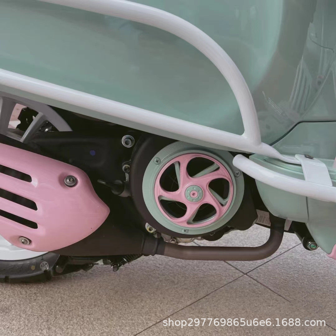 Original genuine Vespa Spring Sprint 150 GTS300 rear bumper black electroplated guardrail