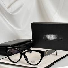 レトロフレンチキャットアイブラックラブ近視メガネ女性用インターネットセレブ抗ブルーライト度付きメガネフラットメガネハイエンド