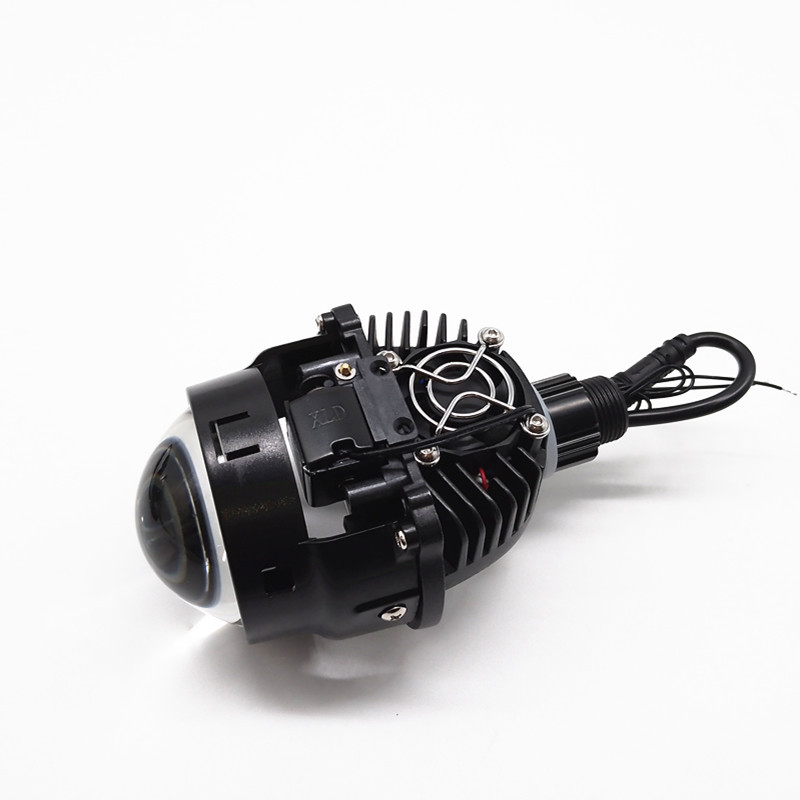 Faros LED de automóviles 2.5 Lentes láser de doble luz LED 65W controladores externos sin pérdidas actualizaciones de lámparas