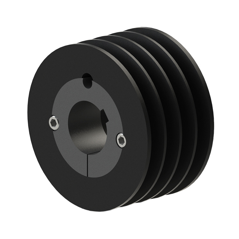 CPT欧标锥套皮带轮SPA90-04配1615锥套四槽皮带轮a型风机皮带轮