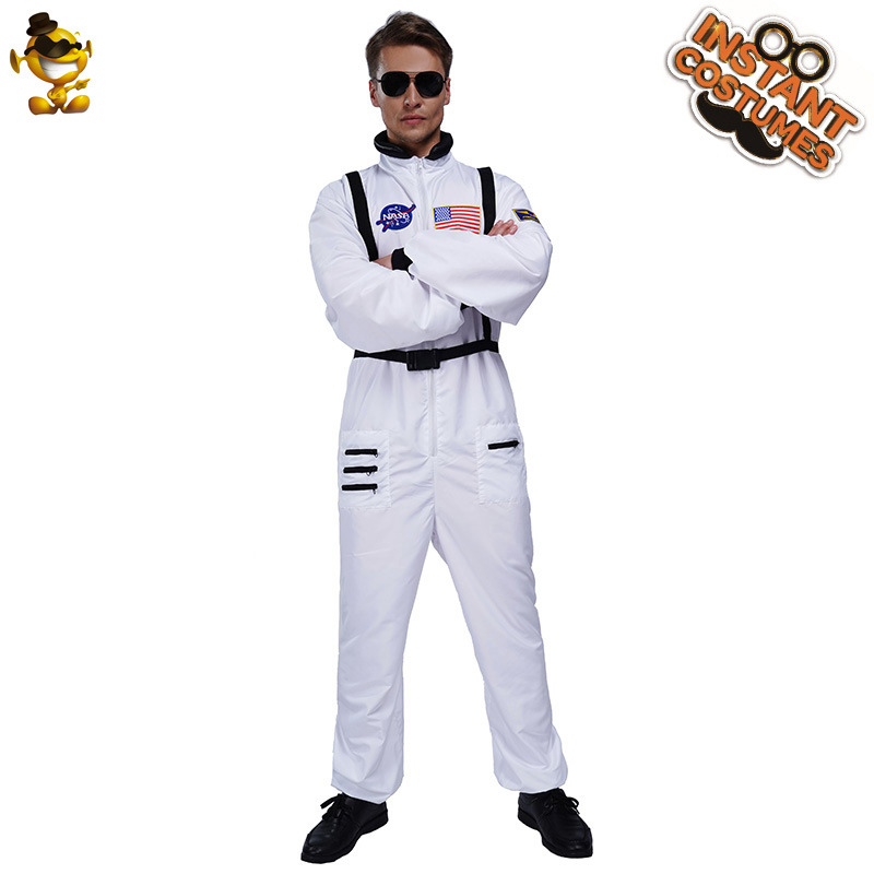 De Halloween de los hombres adultos de cosplay traje de los hombres grandes de Vuelo Espacial traje de rendimiento