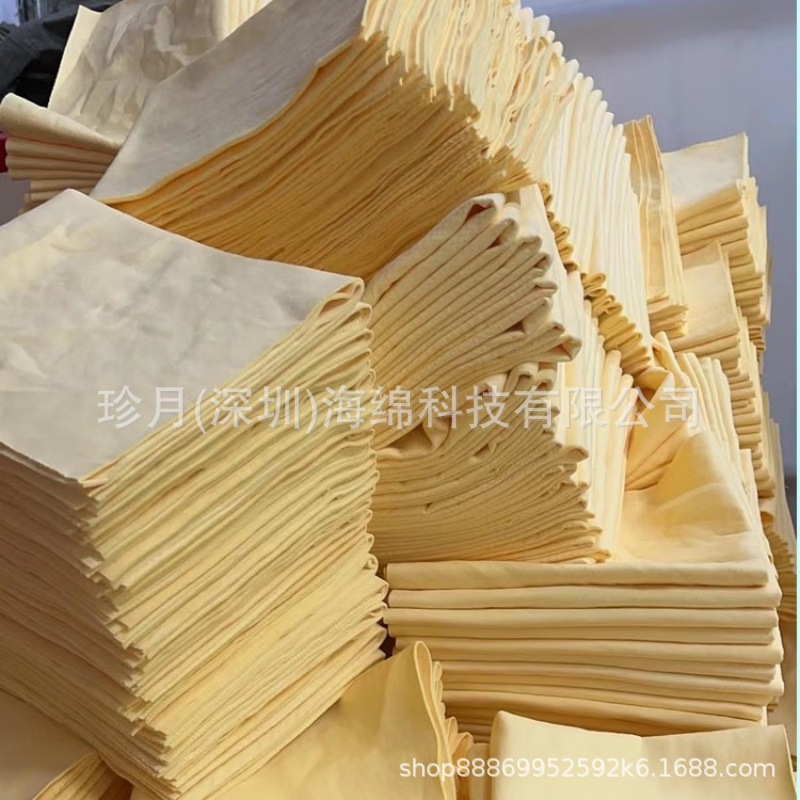 Fabricantes al por mayor engrosado toallas de cuero de seda absorción de lavado de automóviles mascotas toallas de cuero de seda herramientas de limpieza de suministros de automóviles image 3