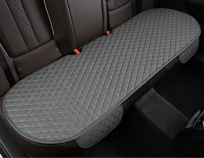 Seat Covers, Foreign Trade Manufacturers, Linen — Seat cushion, seat cover - gray-single-piece-in-the-back-row