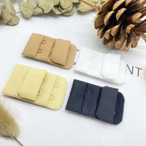 Bra accessories adjustment extension 3X2 extended buckle underwear accessories nylon three-breasted buckle covered with rubber buckle buckle