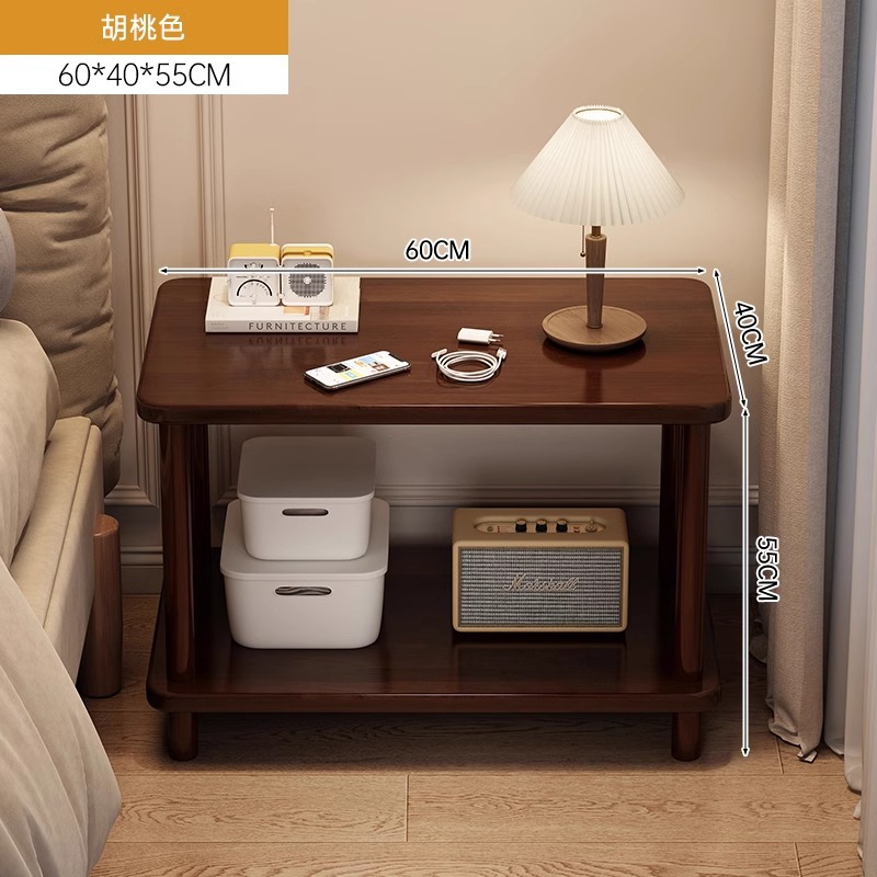 Madera de madera sólida toda la madera sólida simple moderna alquiler de habitaciones de dormitorio simple casero gabinete de cabecera de cama estante de cabecera