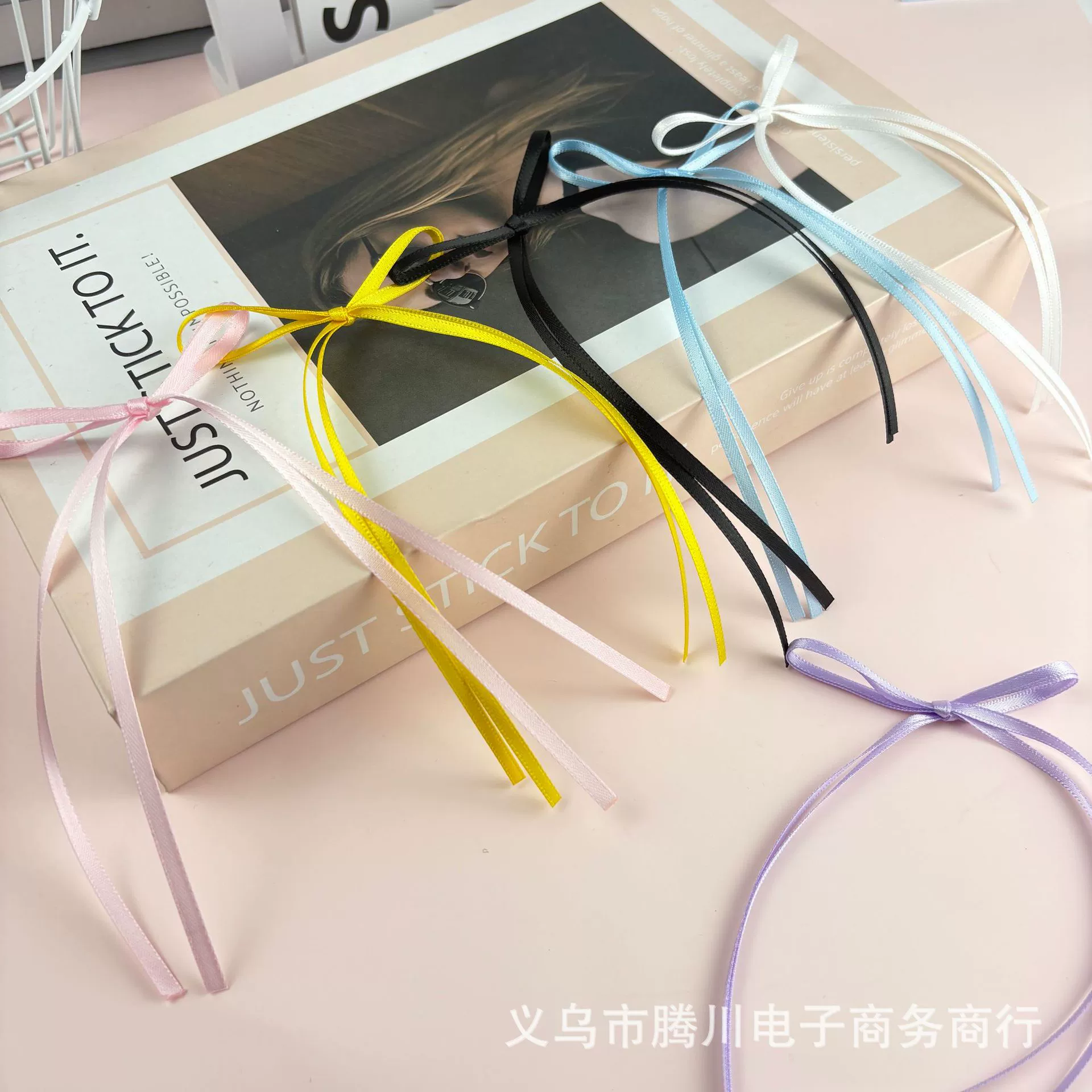 Тонкая цветная лента в стиле балета, двухслойный бант, одежда, нижнее белье, сумка, украшения, аксессуары, лента-бабочка