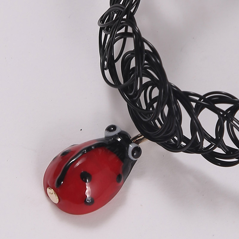 Simple Seven Star Ladybug Elasticity Necklace Wholesale display picture 5