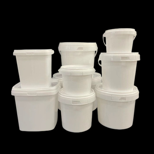 Food grade pp transparent plastic drum Guka packaging bucket storage bucket ice powder milk tea fruit tea bucket small square bucket