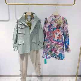 马克华非2023春秋装新款宫廷衣裙品牌折扣直播实体店一手货源女装