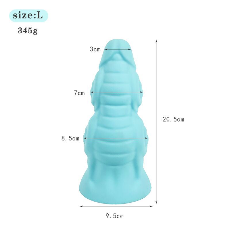 Super gran huevo de silicona líquida conjunto suave anal expansor de forma especial plug anal pene grande SM camarada productos adultos del sexo