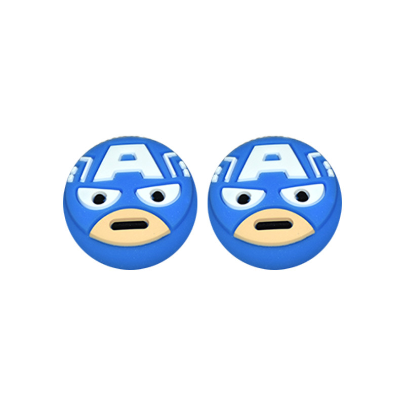 PS5/PS4 mango 3D gorras para manijas Juego de manijas funda de joystick gorras protectoras de teclas XBOX cabeza de hongo gorras de silicona