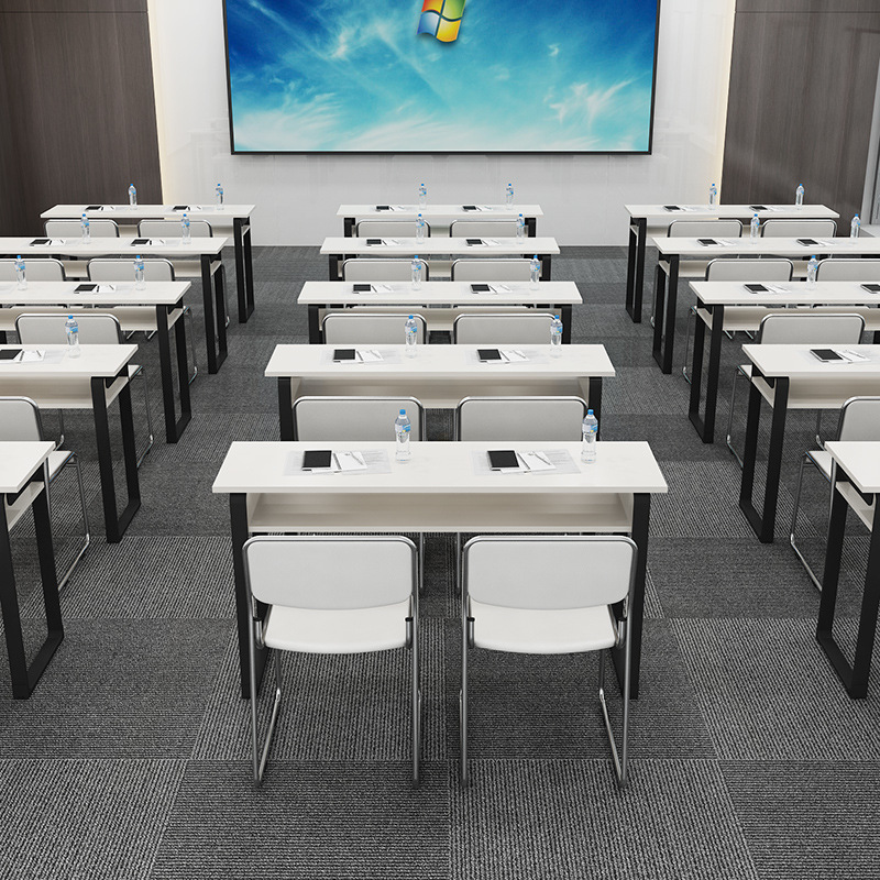 Educational Institution Student Training Table and Chair Combination Long Table Simple Modern School Tutoring Class Study Table Double