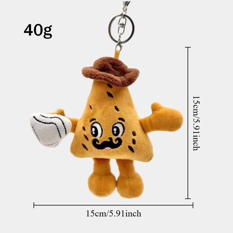 跨境新品 cava plushies卡瓦餐厅挂件可爱吉祥物毛绒公仔挂件玩具|undefined