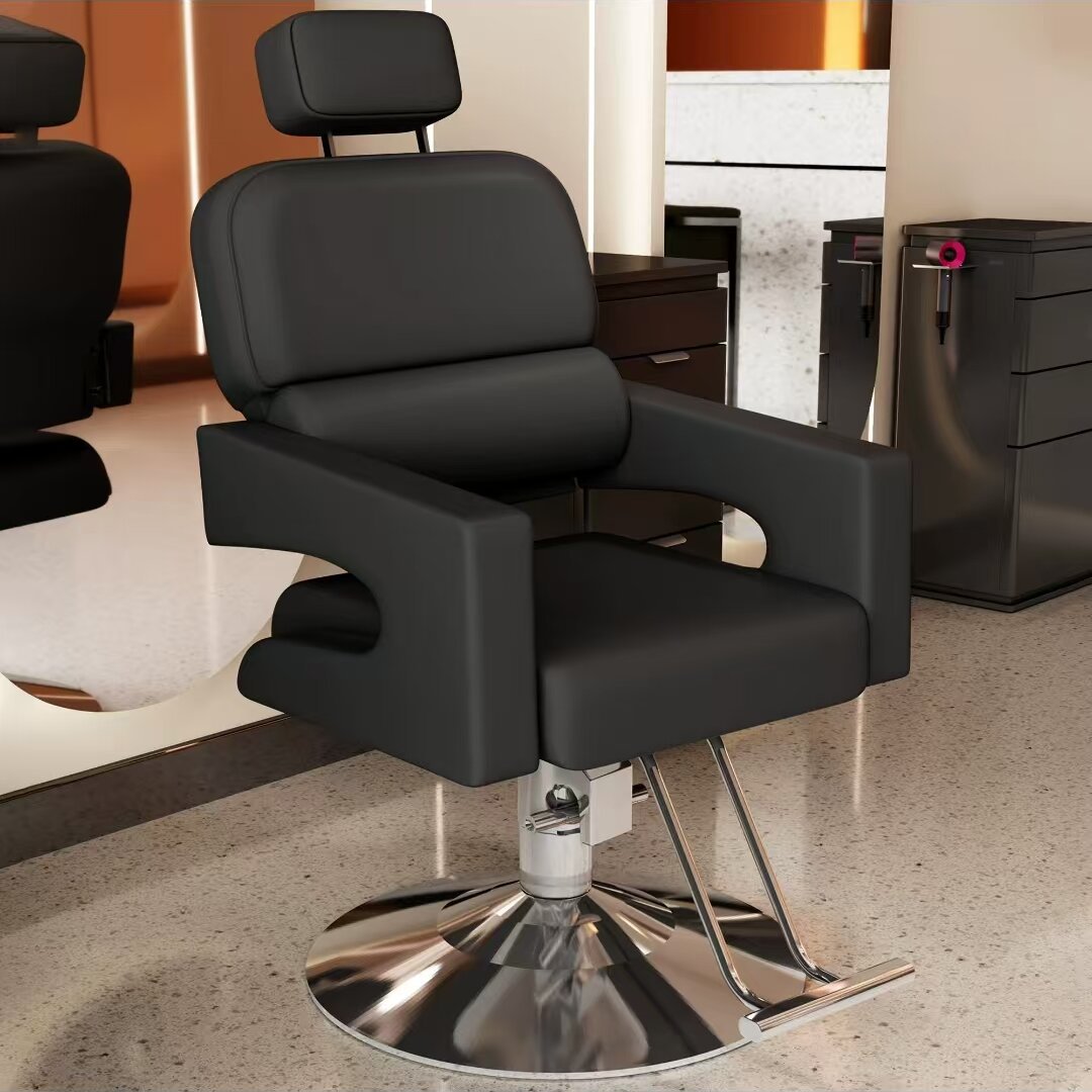 Sillón de peluquería, sillón de salón moderno, sillón de peluquería sencillo, sillón para cortar el pelo, sillón especial para permanente y tinte de salón, sillón de salón de belleza, uso comercial de alta gama.