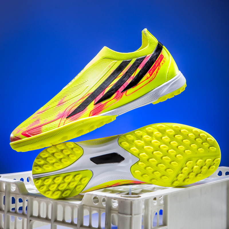 Tenis de Fútbol FG sin Agujetas F50 de TPU Ligero para Césped